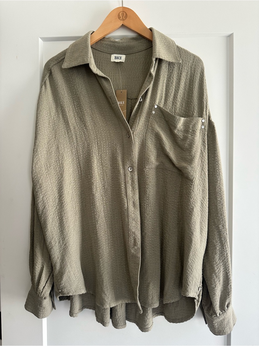 NWT BKE Button Down Blouse Size Small